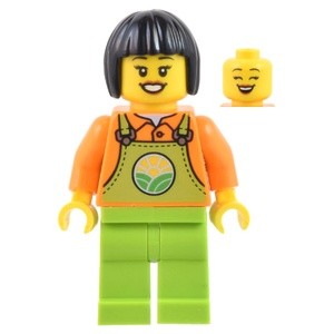 [ Minifigures ] มินิฟิก Lego - Farmer Female : City Farm (cty1444) ราคา/ชิ้น