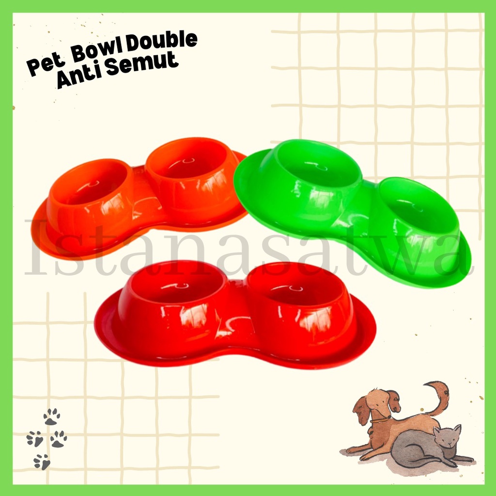 Double Anti-Ant Dog Cat Food Place