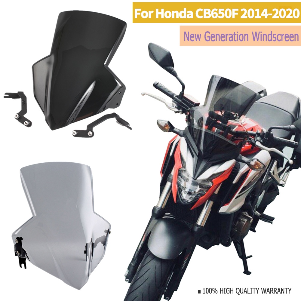 Ljbkoall กระจกหน้ารถจักรยานยนต์ สําหรับ Honda CB650F 2014-2021 2016 2017 2018 2019 2020 CB 650 F CB 