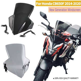 Ljbkoall กระจกหน้ารถจักรยานยนต์ สําหรับ Honda CB650F 2014-2021 2016 2017 2018 2019 2020 CB 650 F CB 650F