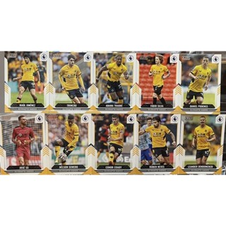 Panini Score Premier League 2021-22 การ์ดทีม Wolverhampton Wanderers