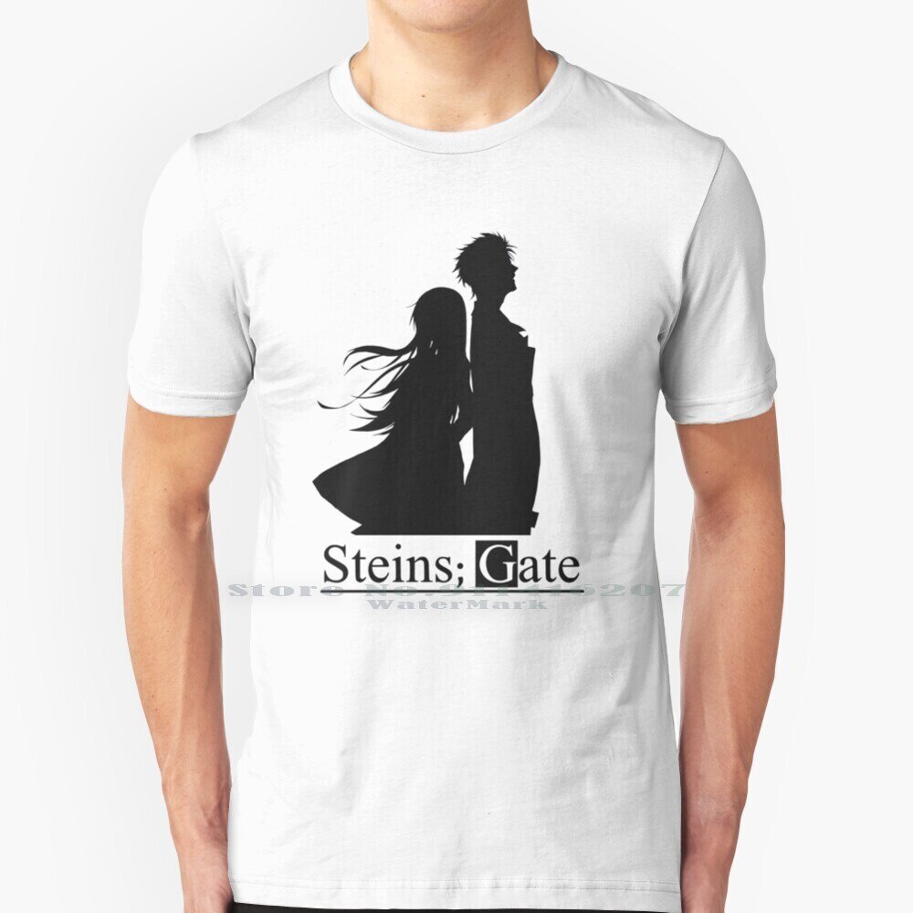 Cotton T-Shirt Steins ; Gate ( Light ) T Shirt 100% Pure Steins Gate Steins Gate Steins Gate Okabe R