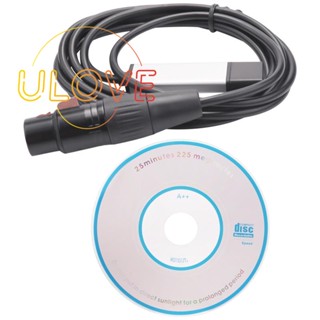 อะแดปเตอร์ควบคุมไฟเวที LED DMX512 USB DMX USB เป็น DMX