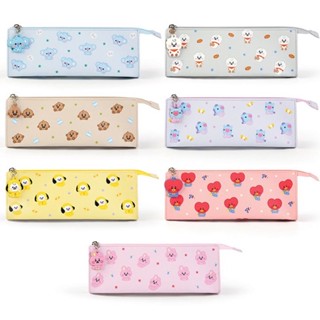 BT21 กระเป๋าเครื่องเขียน กระเป๋าใส่ปากกา BT21 Baby Series Printing Pencil Bag PU Leather Stationery Bag