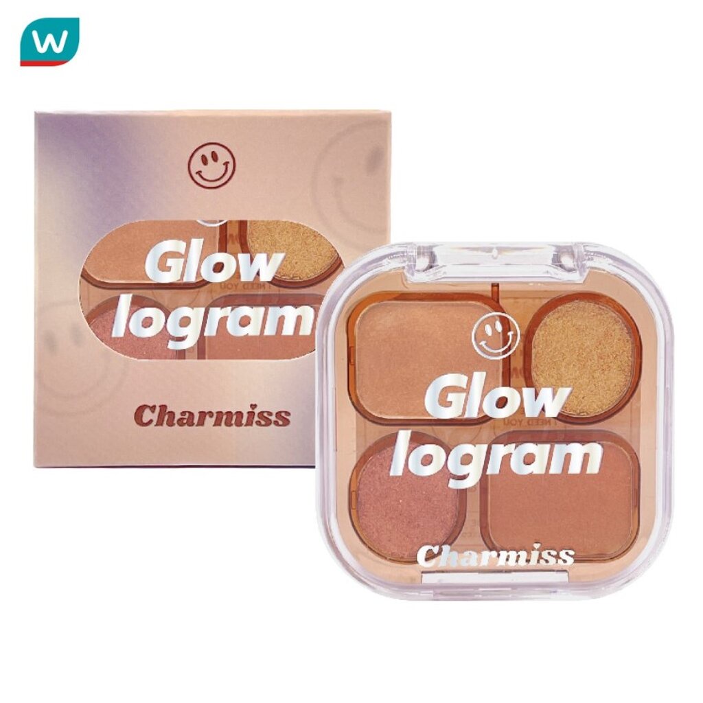 Charmiss ชาร์มิส โกลว์โลแกรม อายแชโดว์ พาเลท 4ก. 03 วอร์ม ออน อะ โคลด์ ไนท์