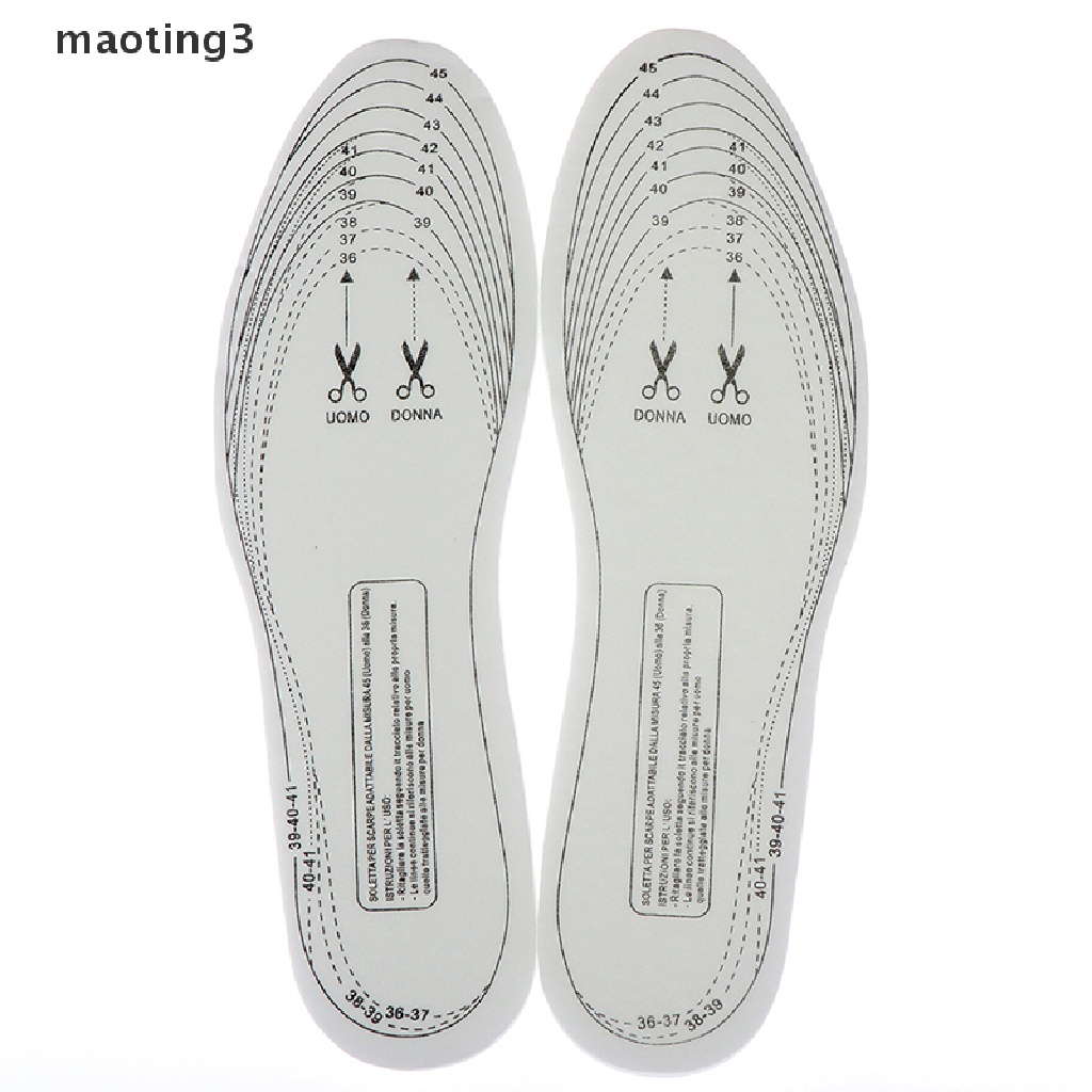 [maoting] ใหม่ แผ่นพื้นรองเท้า ระบายอากาศ ซับเหงื่อ สวมใส่สบาย สําหรับรองเท้ากีฬา [MT]