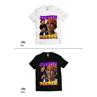 เสื้อยืดพิมพ์ลาย T-shirt  เสื้อยืด พิมพ์ลาย Justin BIEBER 1 I CUSTOM I Music I POPS-5XL