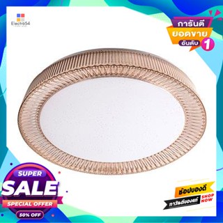 with โคมไฟเพดานพร้อมรีโมต LED 24W Tri-Color LUZINO รุ่น PX-0769-400(Amber)/Remote ขนาด 40 x 40 x 10 ซม.Ceiling Lamp with