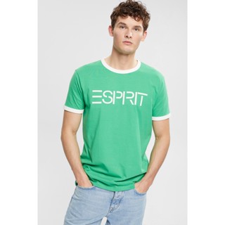 ESPRIT Mens Jersey logo print T-shirt