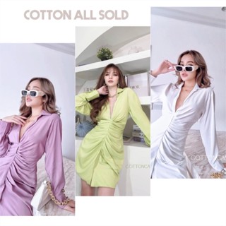 🍬CottonCandy - New Tena Dress เดรสดีเทลด้านหน้าเก๋ไม่ซ้ำ