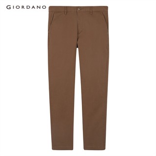 GIORDANO กางเกงขายาวผู้ชาย Mens Low Rise Skinny Tapered Pants 01111028