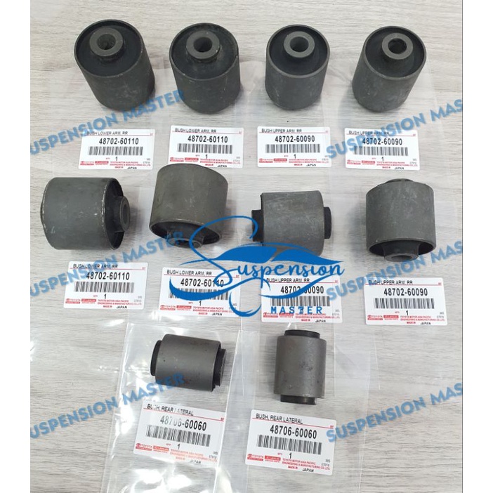 REAR LOWER ARM BUSH/REAR UPPER ARM BUSH/REAR LATERAL BUSH -TOYOTA LAND CRUISER HDJ101 / HDJ100/ UZJ1