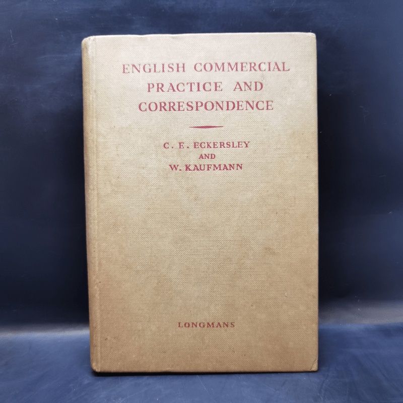 English Commercial Practice and Correspondence