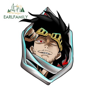 Decorationearlfamily ตุ๊กตา Mr. ขนาด 13 ซม. x 9.1 ซม. สําหรับตกแต่ง Aizawa สติกเกอร์ไวนิล ลายกราฟิกหน้ายิ้ม แฟชั่น สําหรับติดตกแต่งรถยนต์