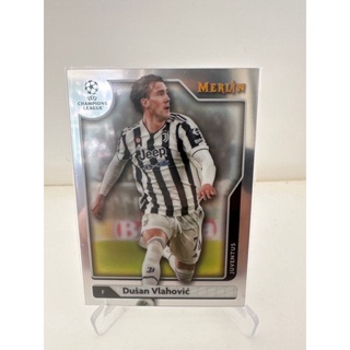 2021-22 Topps Merlin Chrome UEFA League Soccer Cards Atletico Juventus