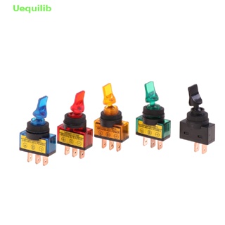 Uequilib สวิตช์สลับ 12V LED 3-Pin 10A 3-Pin ASW-14D ด้ามจับสั้น พร้อมไฟ LED ใหม่