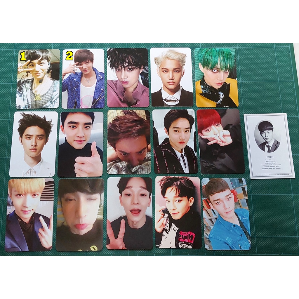 การ์ด สุ่ม แท้ จาก CD อัลบั้ม EXO - MAMA / XOXO / Overdose / EXODUS / Sing For You / OBSESSION ALBUM