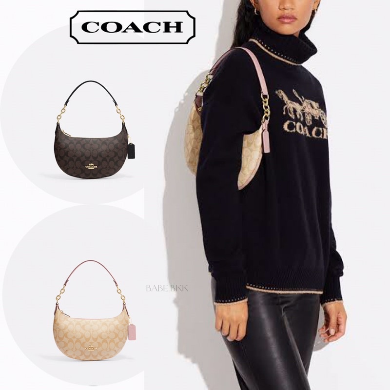 Coach Payton Hobo In Signature Canvas