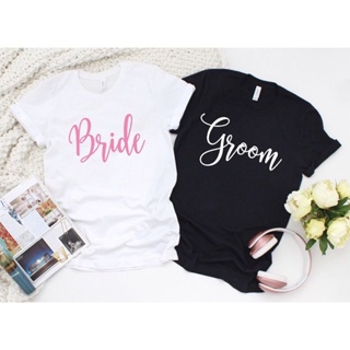 Bride Groom Couple T-Shirts / 100% Cotton /UNISEX_02