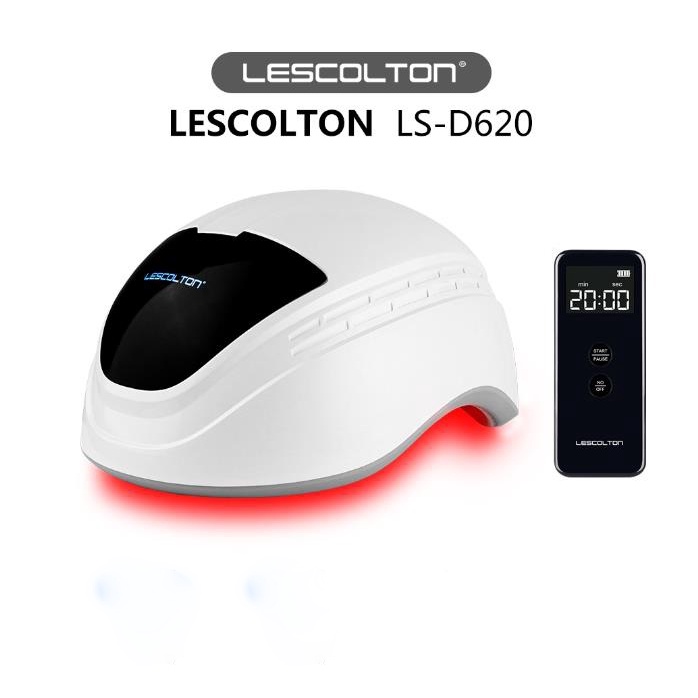 Lescolton Hair Growth Helment, FDA Cleared, 80 ไดโอดเลเซอร์แบบชาร์จไฟได้และเคลื่อนย้ายได้อุปกรณ์รักษาผมร่วงสําหรับผมบาง