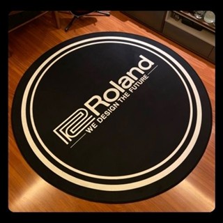 คุณภาพดี Roland Roland พรมกลองไฟฟ้า แจ๊ส กลอง แผ่นกันลื่น บันทึกเสียงห้อง สตูดิโอ ร็อค อุปกรณ์ต่อพ่วง เบาะรองนั่ง