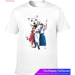 Tee เสื้อคนอ้วนผญ Swordsman เสื้อยืดยอดนิยม WOWCAT Gintama T-Shirt For Mens Mens Womens T-shirts_08