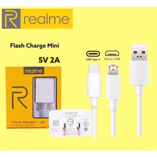 Realme ที่ชาร์จ REALME MICRO-TYPC 5V-2A ของแท้ เหมาะสําหรับทุกรุ่น ชาร์จดี ชาร์จเต็ม และชาร์จเต็มแล้ว