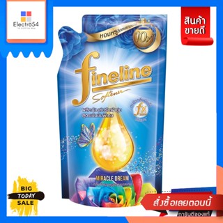 Fineline(ไฟน์ไลน์)​ Fineline  ไฟน์ไลน์ปรับผ้านุ่ม แอลลิแกนซ์ สูตรเข้มข้นพิเศษ กลิ่น MIRACLE DREAM 500 มล.(สีฟ้า) Finelin