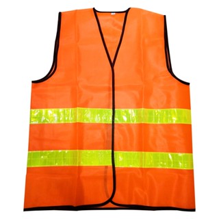 REFLECTIVE เสื้อจราจรสะท้อนแสง 2 แถบ HS713 สีส้มREFLECTIVE TRAFFIC VEST HS713 2-TAB ORANGE