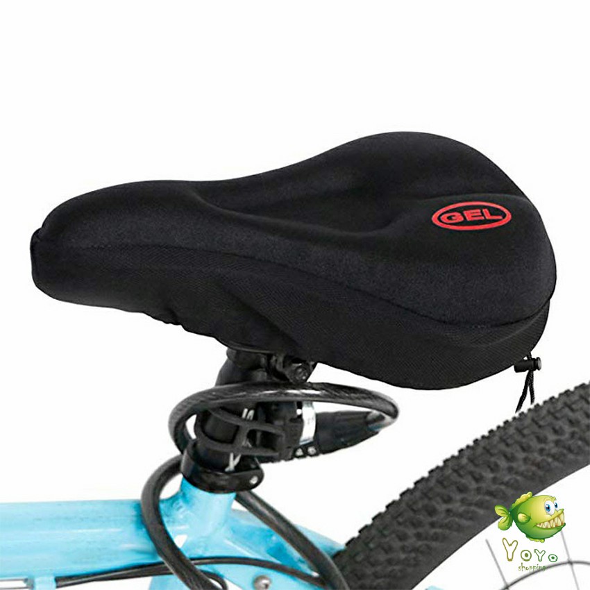 YOYO 3D ซิลิโคนหุ้มอานเบาะที่นั่งรถจักรยาน อ่อนนุ่ม  ช่วยซับแรงกระแทก Bicycle silicone seat cover