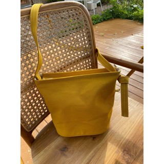 Mustard Canvas Cozy Bag / Shoulder bag กระเป๋าผ้าแคนวาส Undelinebags