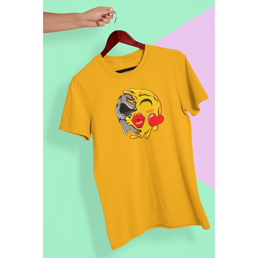 EMOTICON UNISEX เสื้อยืดแขนสั้น EMOTICON KISS