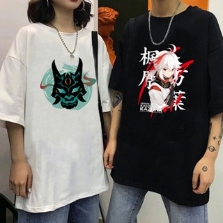 Genshin Impact T Shirt Men Kawaii Hu Tao Graphic Tees Xiao Kaedehara Kazuha T-shirt Unisex Hip Hop Tops Harajuku Ts_03