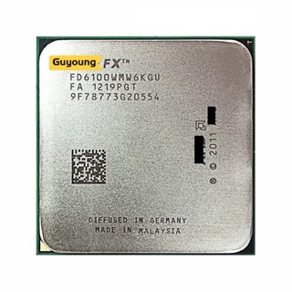 Fx-series ซ็อกเก็ตโปรเซสเซอร์ CPU FX 6100 3.3 GHz หกแกน FD6100WMW6KGU AM3+