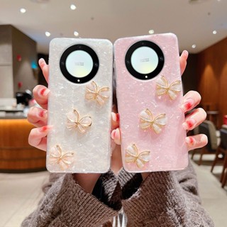 เคสโทรศัพท์มือถือ กันกระแทก ประดับคริสตัล ลายผีเสื้อ หลากสี สําหรับ Honor X9a 5G 2023 X9a 5G