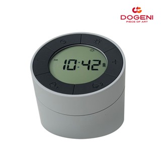 DOGENI นาฬิกาดิจิตอล รุ่น TDP005GY นาฬิกาปลุกตั้งโต๊ะ พร้อมโคมไฟ LED