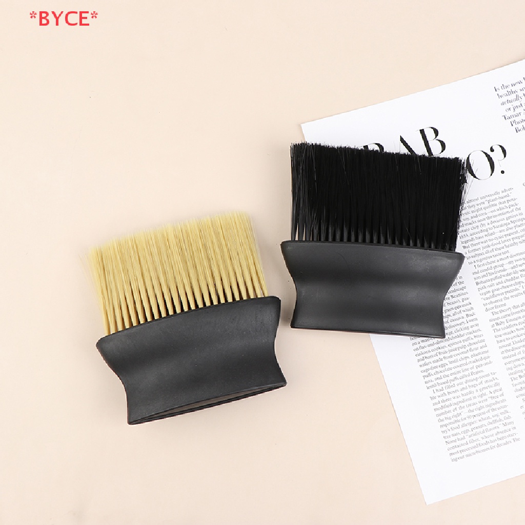 BYCE> แปรงปัดฝุ่นใบหน้าคอนุ่ม Barber Hair Clean Hairbrush Tools ใหม่