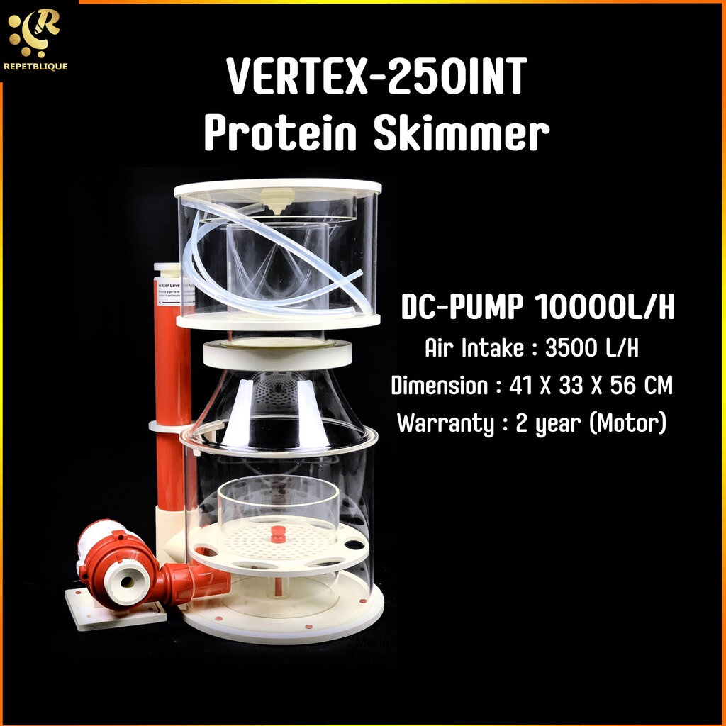 MARINE PLUS VERTEX - 250INT Protein skimmer โปรตีน สกิมเมอร์ 10000 L/H VERTEX-250INT