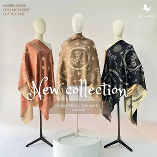 Kiss Me Doll ผ้าพันคอ/ผ้าคลุมไหล่ คอลเลคชั่น Fleece (ผ้าหนา) ขนาด 180 x 70 cm.