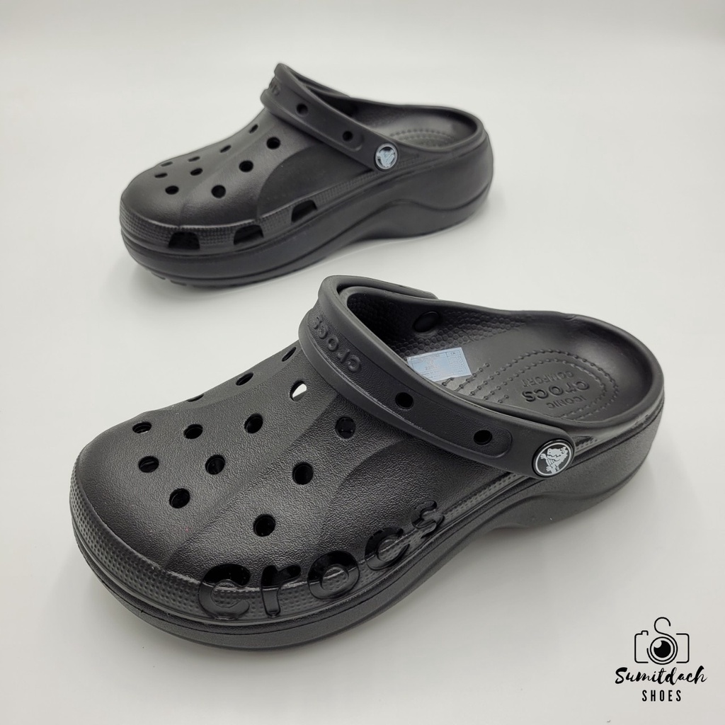 พร้อมส่ง !!! รองเท้าลำลองแฟชั่น สไตล์ Crocs Crocband Classic Baya High #4
