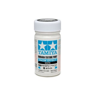 [สีอะครีลิคผสมเรซิ่น] TAMIYA 87119 Diorama Texture Paint (Snow Effect, White, 100ml) สีทามิย่าแท้ paint