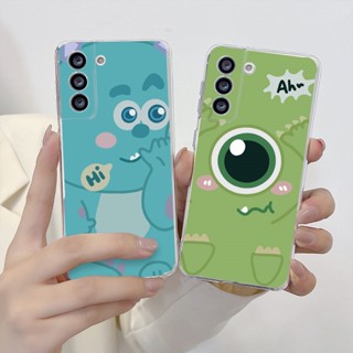 เคสโทรศัพท์มือถือแบบนิ่ม TPU ลายการ์ตูนมอนสเตอร์น่ารัก สําหรับ Samsung A53 A73 A13 A33 A23 A03s A31 A52s A12 M12 A22 M22 M23 A02s A50 A32 A50s A30s A51 A52 A71 A72 M53 5G