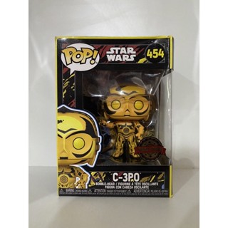 Funko Pop C3PO Star Wars Retro Series Exclusive 454 Damage Box