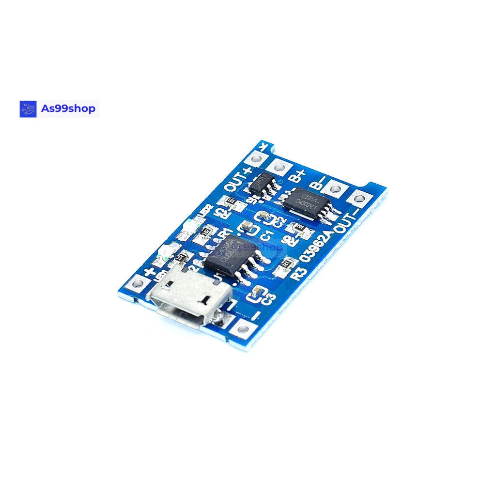 TP4056 1A lithium battery charging board protection(TYPE-C)