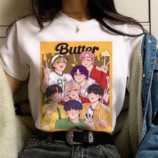 🌟​พร้อมส่ง​🌟 Subli Tees BTS Korean T-shirt white shirt A4 size print