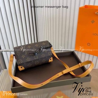 LV Streamer Messenger Bag กระเป๋าสะพายทรงกล่องที่สุดของรุ่นหายาก ดีไซน์คลาสสิกน่าใช้ ใช้ได้ทั้งชายหญิง unisex cool