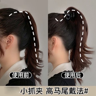 กิ๊บหนีบผมยกโคน เสกผมหนา หางม้าสูงสไตล์มินิมอล หนีบง่าย ไม่ดึงผม