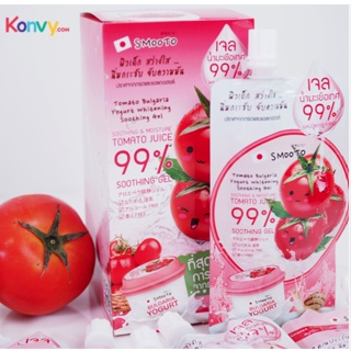 ⚡FLASH SALE⚡♡พร้อมส่ง 🔥smooto soothing &amp; moisture tomato juice 92% สมูทโตะ โทเมโท 🍅