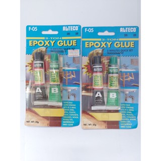 "ALTECO" กาวติดเหล็กหลอดคู่ ตรา ช้าง F05 [สีใส] F05 Epoxy Glue AB (Clear)