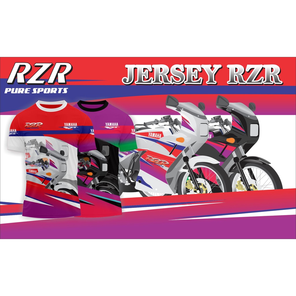 CUSTOM FULLPRINT JERSEY YAMAHA RZR 135 ปี 1996